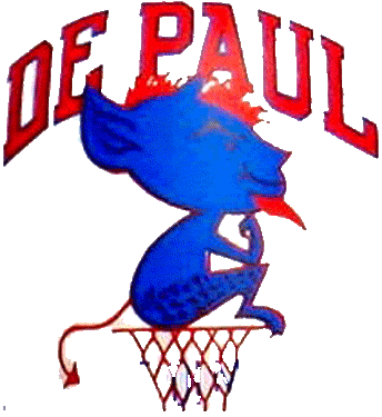 DePaul Blue Demons 1979-1998 Alternate Logo 03 vinyl decal